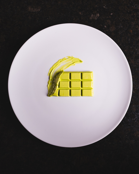 Schnittlauch-Butter in Schokoladentafel-Form