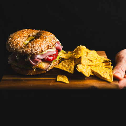 Bagel Deluxe mit Schnittlauchmayo